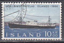 Iceland     Scott No.  359    Used    Year  1964 - Unused Stamps