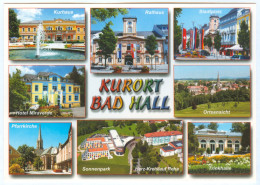 AK 4540 Bad Hall Hotel Miraverde Herz-Kreislauf Reha Trinkhalle Sonnenpark Kur Herz-Kreislauf Reha Pfarrkirche Rathaus - Bad Hall