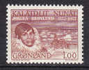 Greenland 1977 Mi. 104   1.00 Kr Jørgen Brøndlund Dolmetscher (Cz. Slania) MNH** - Neufs