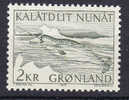 Greenland 1975 Mi. 92  2.00 Kr Grönlands Tierwald Narwal Nar Whale (Cz. Slania) MNH** - Unused Stamps