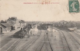 28 - COURTALAIN - La Gare Vue Prise Au Nord Ouest - Courtalain