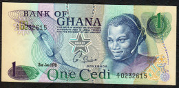 GHANA : 1  Cedi - 1976 - P13c - UNC - Ghana