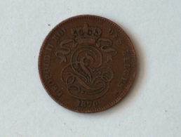 Belgique 2 Cents 1870 Centimes - 2 Cent