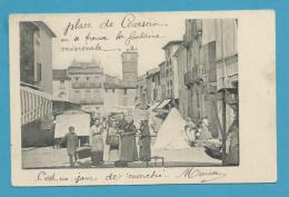 CPA - Métier Marchands Ambulants Un Coin Du Marché COURSAN 11 - Autres & Non Classés