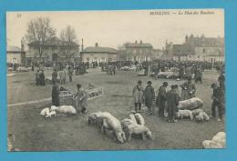 CPA 33 - Métier Maquignons Marché Aux Cochons - Le Plan Des Bouchers MOULINS 03 - Moulins