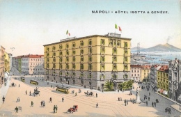 Napoli - Hôtel Isotta & Genève - Direction Item & Cappuccio - Carte Non Circulée - Hotels & Restaurants