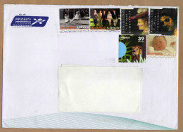 Enveloppe Cover Brief Timbres Oblitérés Et Non Oblitérés - Lettres & Documents