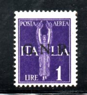 Y1171 - RSI 1944 , Posta Aerea Il 80 Cent  1 Lira GNR *** MNH - Correo Aéreo