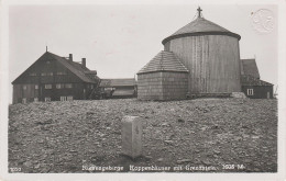 Prägezeichen AK Riesengebirge Schneekoppe Preussische Böhmische Baude Kapelle Bei Krummhübel Petzer Dokumentenkarte - Sudeten