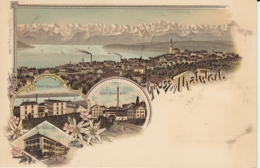 Thalweil (Thalwil) - Farbige Litho - Heer U. Co. - Thalwil