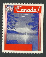 B28-37 See Canada Imperial Oil Clear Lake Manitoba MNH - Werbemarken (Vignetten)