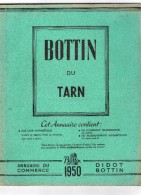 Didot Tarn1950..retrouvez Les Anciens Habitant De Vos Communes. Adresse Et Nom Café,artisan ..... - Annuaires Téléphoniques