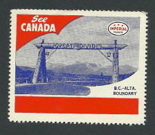 B29-30 See Canada Imperial Oil BC Alberta Boundary MNH - Viñetas Locales Y Privadas