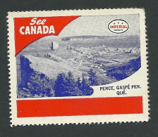 B29-35 See Canada Imperial Oil Perce Gaspe Quebec MNH - Viñetas Locales Y Privadas