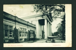 ENGLAND  -  Leicester  The Museum  Used Vintage Postcard As Scans - Leicester