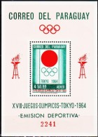 PARAGUAY Jeux Olympiques TOKYO 64. MICHEL BF 50 ** MNH. - Estate 1964: Tokio