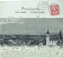 Steffisburg - Gruss Aus...  (Vollmondkarte)           1900 - Steffisburg