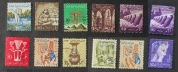 Egitto 1958 - 1990 Lot 12 Stamps Used - Oblitérés