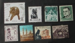 Egitto 1970 - 1997 Lot 8 Stamps Used - Gebraucht