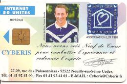 CARTE-PUCE-WEB-CYB10-50U- GEM2-CYBERIS-JP PAPIN-V° UPKE-TBE - - Autres & Non Classés