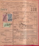 BRFE-7312      Bulletin D'expedition  Grande Vitesse  Noodstempel  DENDERLEEUW 15 /2 /45  Naar   VEURNE - 1923-1941