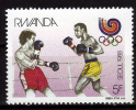 Delcampe - RWANDA    N° 1263   * *   JO 1988   Boxe - Boxe