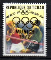 Delcampe - TCHAD  N°    * *  Jo  1968  1972 SURCHARGE     Boxe - Boxe