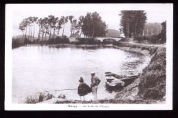 89  Yonne Gurgy Les Bords De L'Yonne Pêcheur Guimard Basuyau - Gurgy