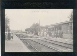 95 Isle Adam  La Gare édit. J. Frémont  Animée , Gare De Parmain  Isle Adam - Parmain