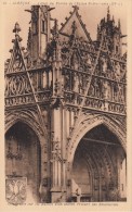 Cp , 61 , ALENÇON , Détail Du Porche De L'Église Notre-Dame (XVe S.), Construite Sur Les Ruines D'un Ancien Prieuré - Alencon