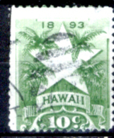 Hawaii 0012 - 1894: Y&T N. 66 (o), Privo Di Difetti Occulti.- - Hawaï