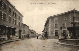 SAINT JEAN DE BOURNAY LES TERREAUX ,FONTAINE,AU DOS CACHET HOPITAL DE CONVALESCENCE DE LA COTE ST ANDRE    REF 46551 - Saint-Jean-de-Bournay