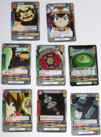 8 Cartes BEYBLADE Battle Card Collection - Autres & Non Classés