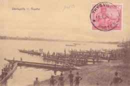 16159# CONGO BELGE CARTE POSTALE STANLEYVILLE REGATES Obl THYSVILLE 1927 - Lettres & Documents