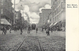 CPA Butte Main Street - Tramway - Butte