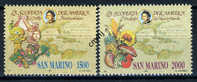 1990 - SAINT-MARIN - SAN MARINO - Sass. 1300/01 - Colombo - MNH - New Mint - - Unused Stamps