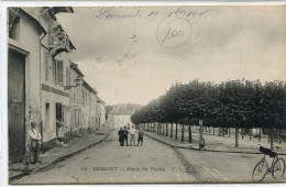 CPA 95 DOMONT PLACE DU FLICHE 1905 - Domont