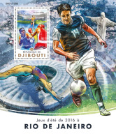 DJIBOUTI 2016 ** Summer Games Rio 2016 Olympische Spiele S/S - OFFICIAL ISSUE - A1614 - Summer 2016: Rio De Janeiro