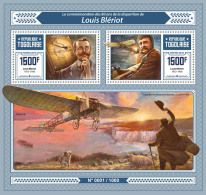 TOGO 2016 ** Louis Bleriot Old Airplanes Flugzeuge S/S - OFFICIAL ISSUE - A1615 - Avions
