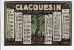 CLACQUESIN LE PLUS SAIN DES APERITIFS 1933 EXTRAIT DES PINS SE BOIT SEC OU A L'EAU ORDINAIRE - Tamaño Pequeño : 1921-40