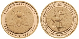AC - IONIANS ANATOLIAN CIVILISATION SERIES No#6 COMMEMORATIVE GOLD COINS PROOF - UNCIRCULATED TURKEY, 2016 - Turquie