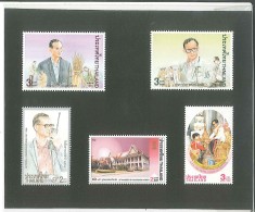 Thailande - Feuillet Avec 5 Timbres - Neuf - Thailand