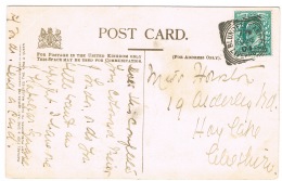 RB 1086 - 1904 Postcard With Blundell Sands Liverpool Squared Circle Postmark - Cartas & Documentos