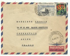 1959 : Lettre Bobo Dioulasso, Haute Volta Par Avion Pour Courbevoie Sur Timbres AOF - Cartas & Documentos