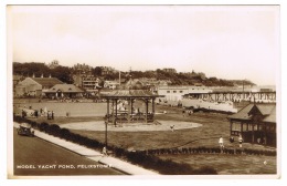 RB 1088 - Real Photo Postcard - Bandstand & Model Yacht Pond - Felixstowe Suffolk - Sonstige & Ohne Zuordnung