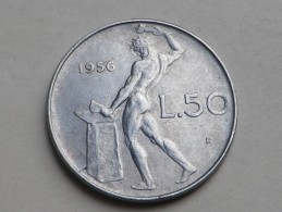 ITALIE  50  LIRE 1956  KM  95    TTB - 50 Lire