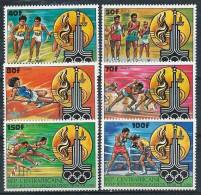 CENTRAFRIQUE Jeux Olympiques MOSCOU 80. Yvert N° 427/30 + PA 224/25 ** MNH. - Verano 1980: Moscu