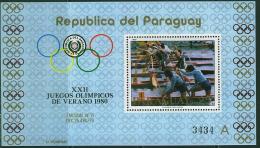 PARAGUAY Jeux Olympiques MOSCOU 80. Michel BF 346 ** MNH. - Zomer 1980: Moskou