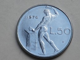 ITALIE  50  LIRE 1976  KM  95    SUP - 50 Lire