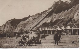 WEST CLIFF & BUNGALOWS - BOURNEMOUTH - SHOWING LIFT - Real Photo - 1930's - Local Publishers - Bournemouth (avant 1972)